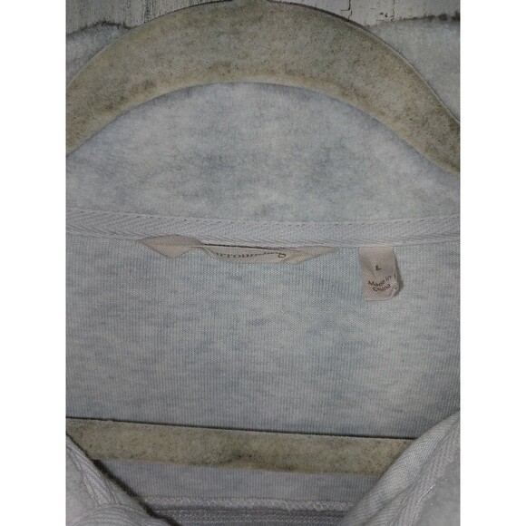 Soft Surroundings Sweater Womens Large Cuddle Pullover Fleece Henley Cozy Casual - Picture 4 of 7